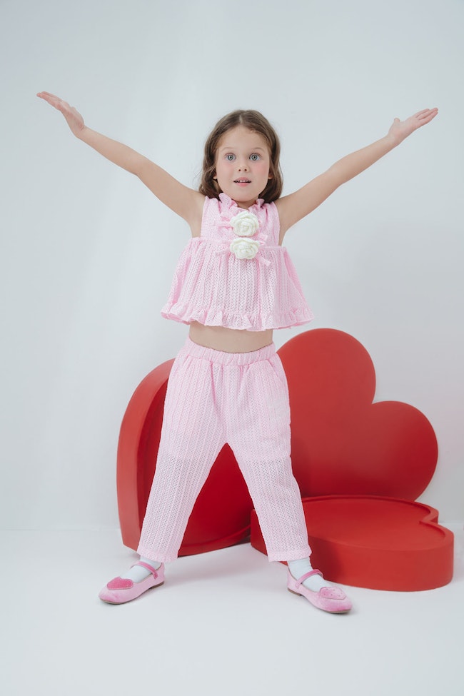 Bubblegum Bliss Camelia Trousers - LMP028.2 - image