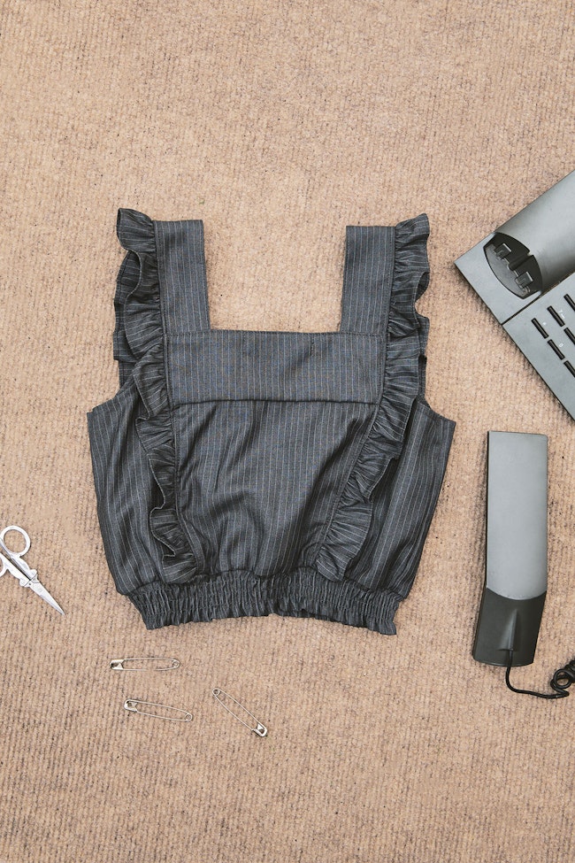 Shadow Whisper Sleeveless Top - LUT061 - image