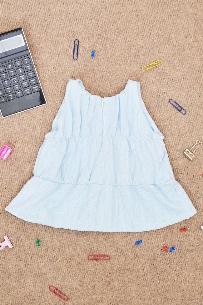 Aqua Dreams Sleeveless Top - LUT062 - image