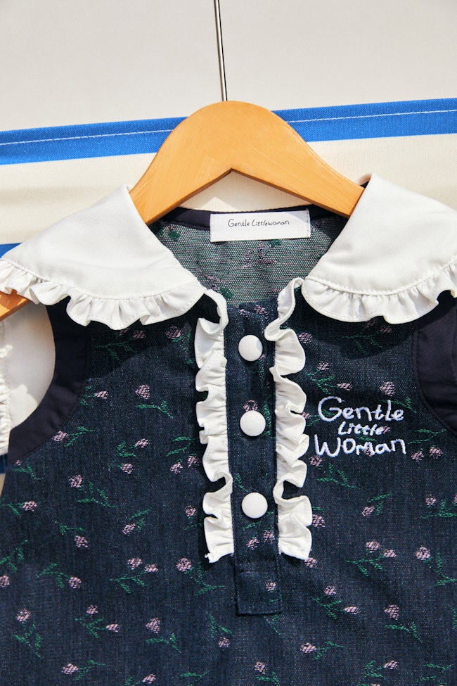 Seaside Daisy Denim Top - LAT021 - image