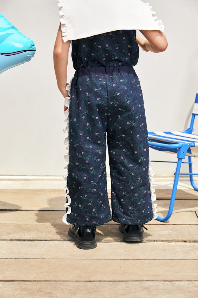 Seaside Daisy Denim Trousers - LAP023 - image