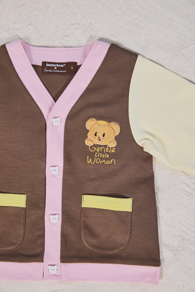 Little Sweetheart Brown Cardigan - LMB007 - image