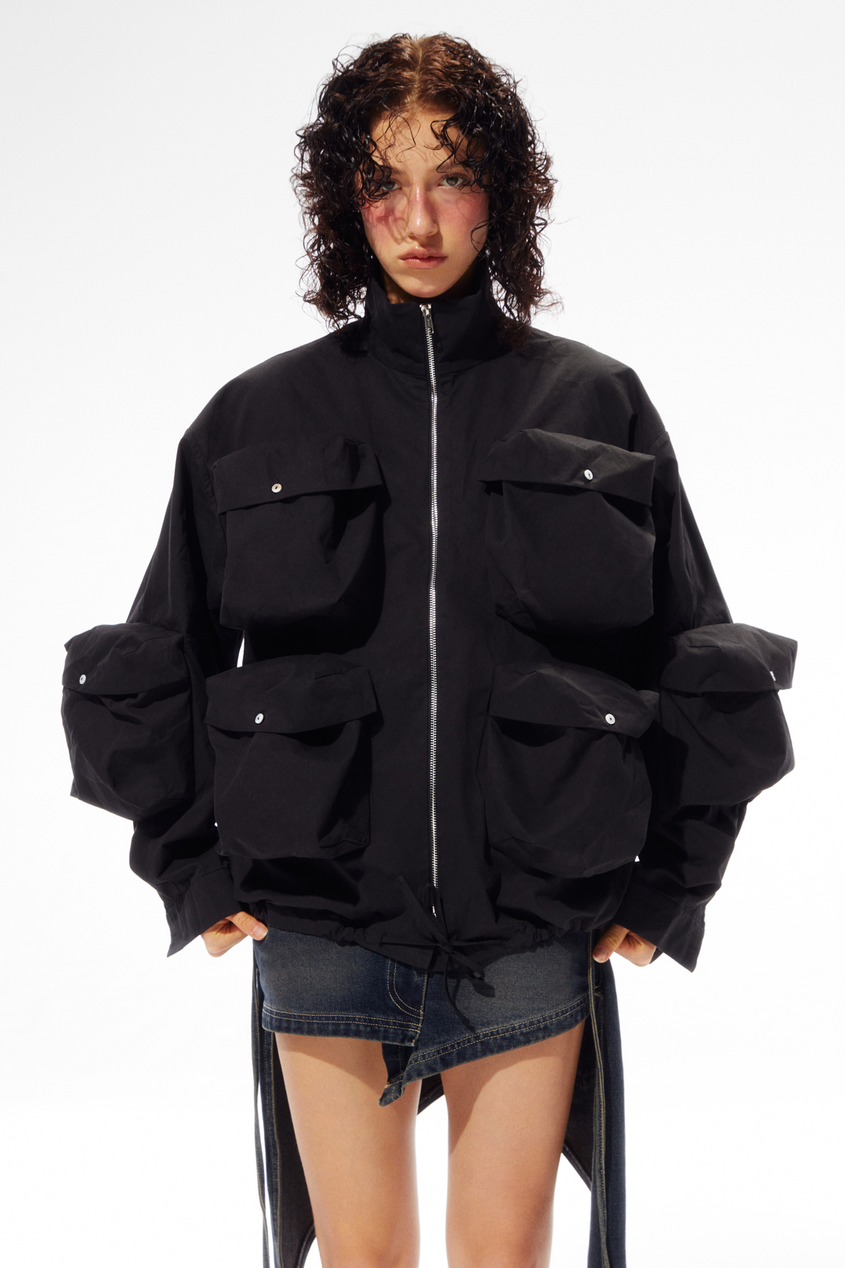 Boxy Jacket : Black | MATTER MAKERS