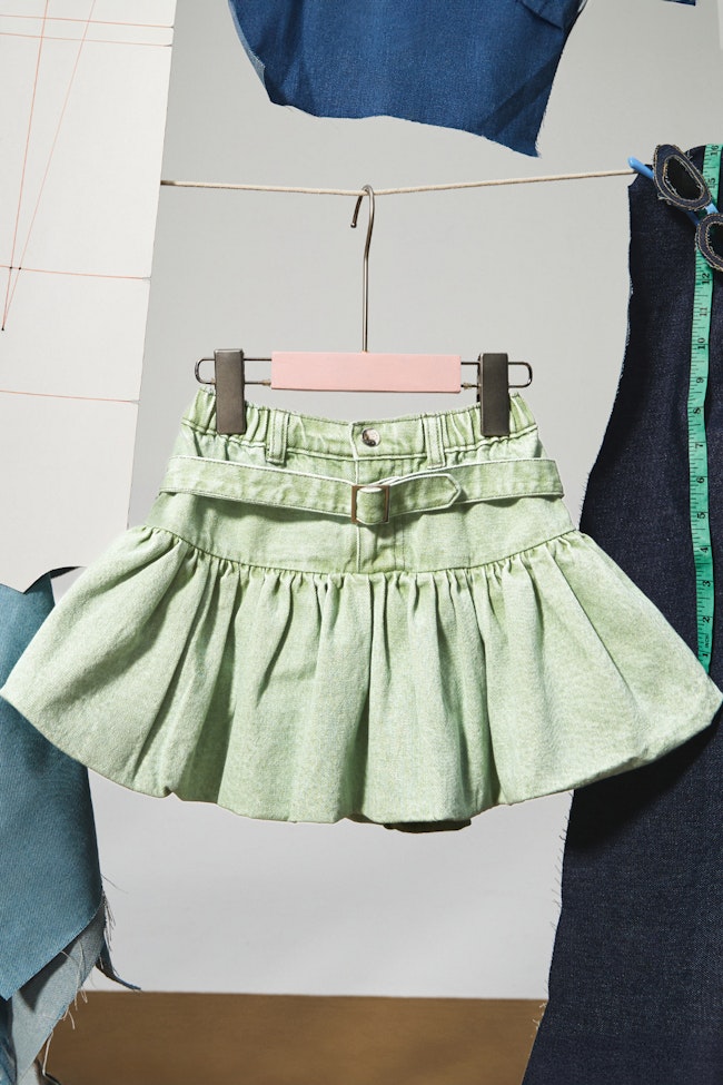 Lush Emerald Balloon Skirt - LAS011 - image