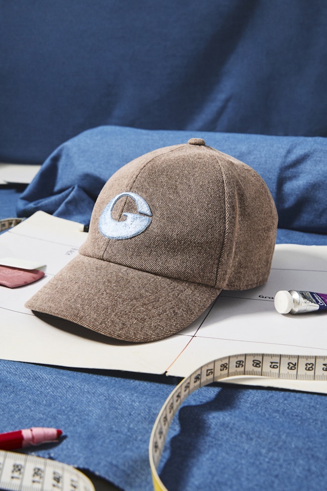 Rustic Pinecone Denim Cap - LASC002 - image