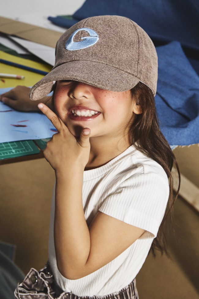 Rustic Pinecone Denim Cap - LASC002 - image