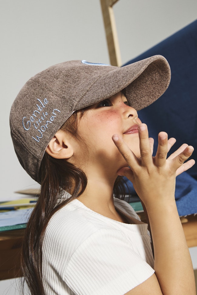 Rustic Pinecone Denim Cap - LASC002 - image