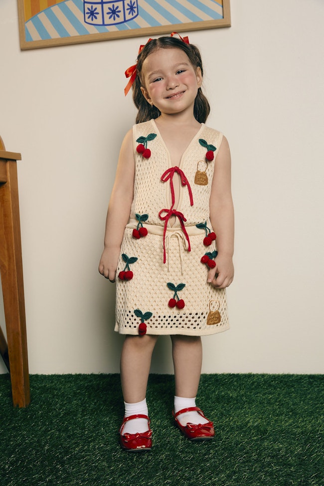 Crispy Crumble Knit Skirt - LEK014 - image