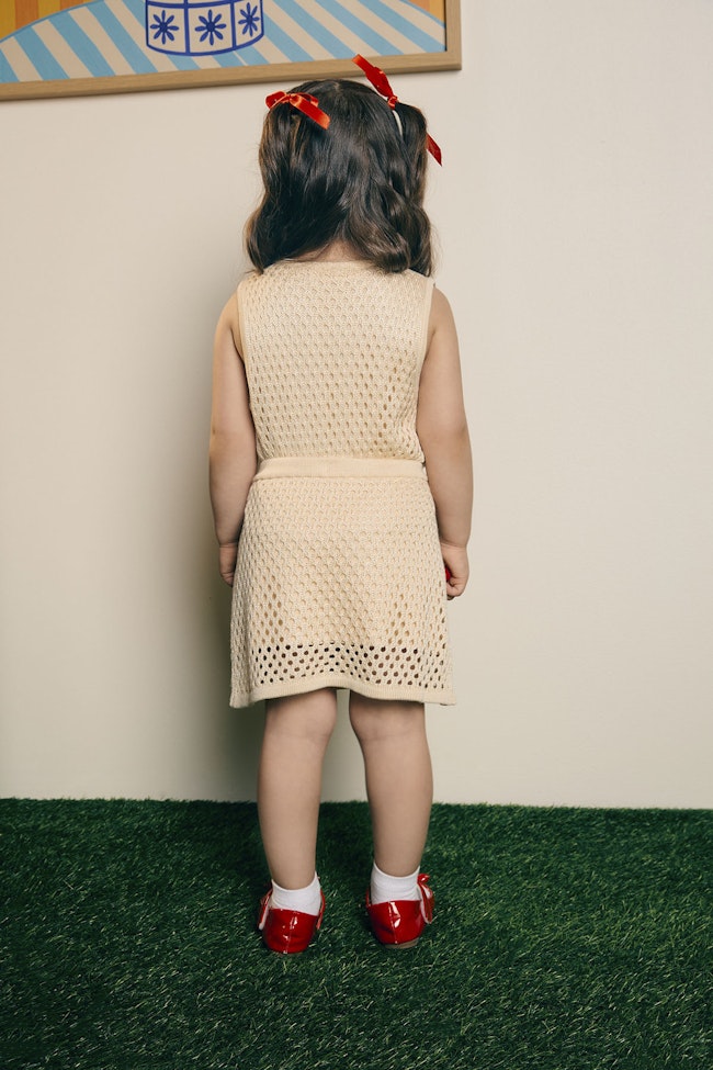 Crispy Crumble Knit Skirt - LEK014 - image
