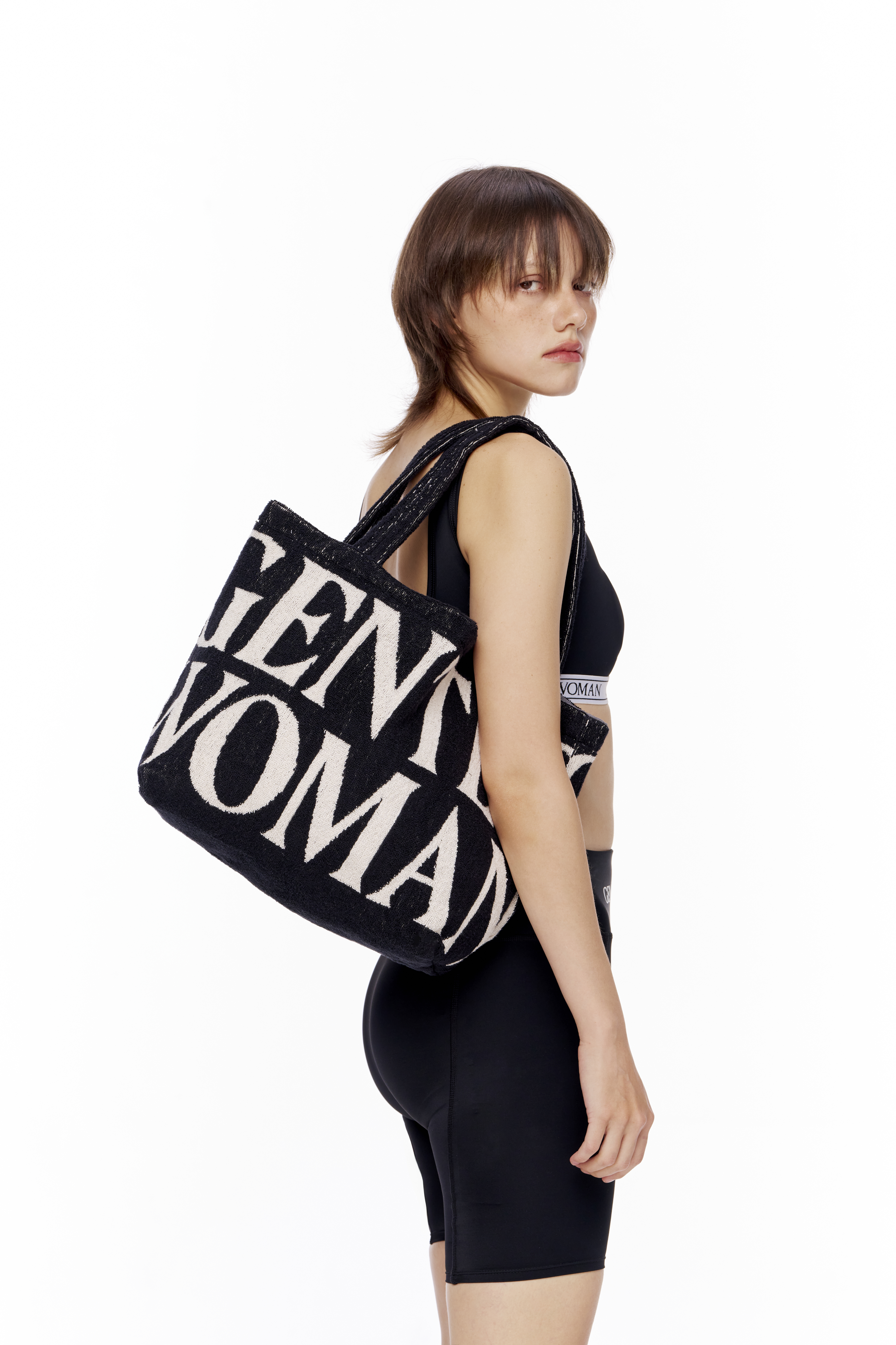 【GENTLEWOMAN】タイ発 GW テリートートバッグ ブラック GENTLEWOMAN】タイ発 GW テリートートバッグ ブラック