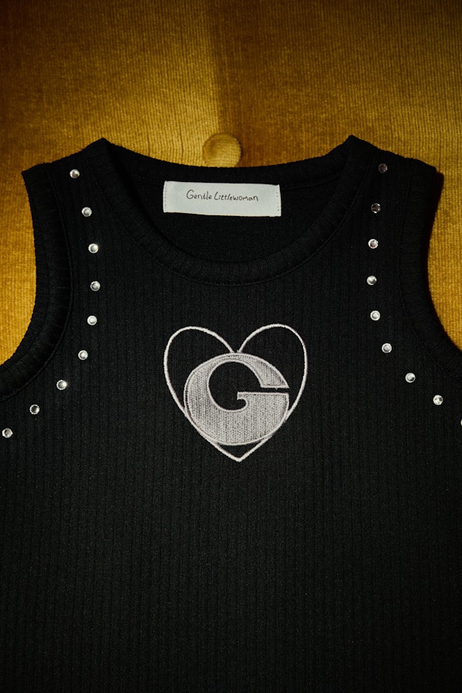Cactus Cuddles Sleeveless Top : Black - LTT090 - image
