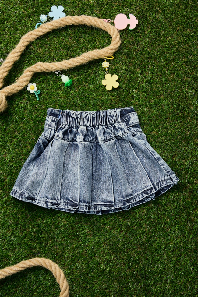Dusty Hoofbeats Denim Skirt  - LAK018 - image