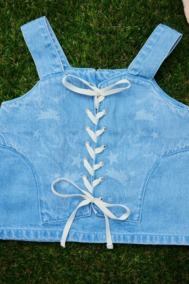 Tiny Tumbleweeds Denim Top - LAT024 - image