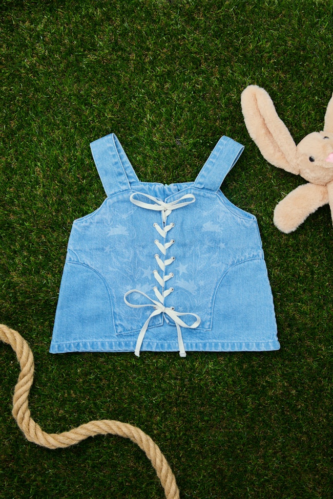 Tiny Tumbleweeds Denim Top - LAT024 - image