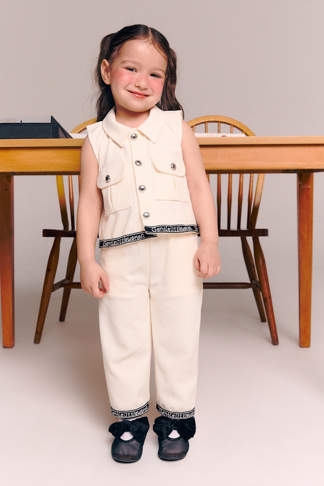 Ivory Posh Poppet Sleeveless Top - LW22058 - image