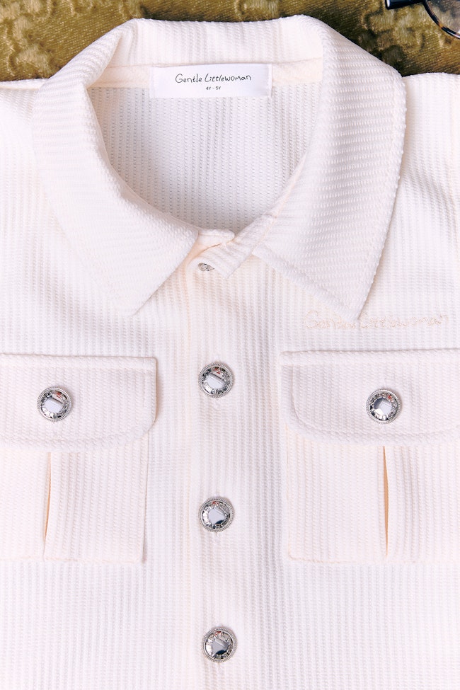 Ivory Posh Poppet Sleeveless Top - LW22058 - image