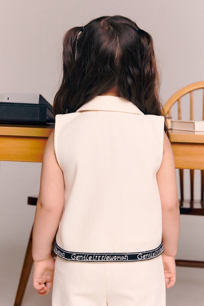 Ivory Posh Poppet Sleeveless Top - LW22058 - image
