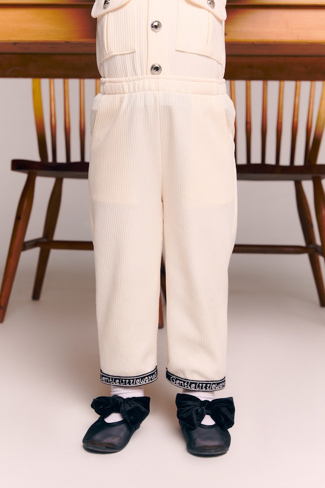 Ivory Posh Poppet Trousers - LW22057 - image