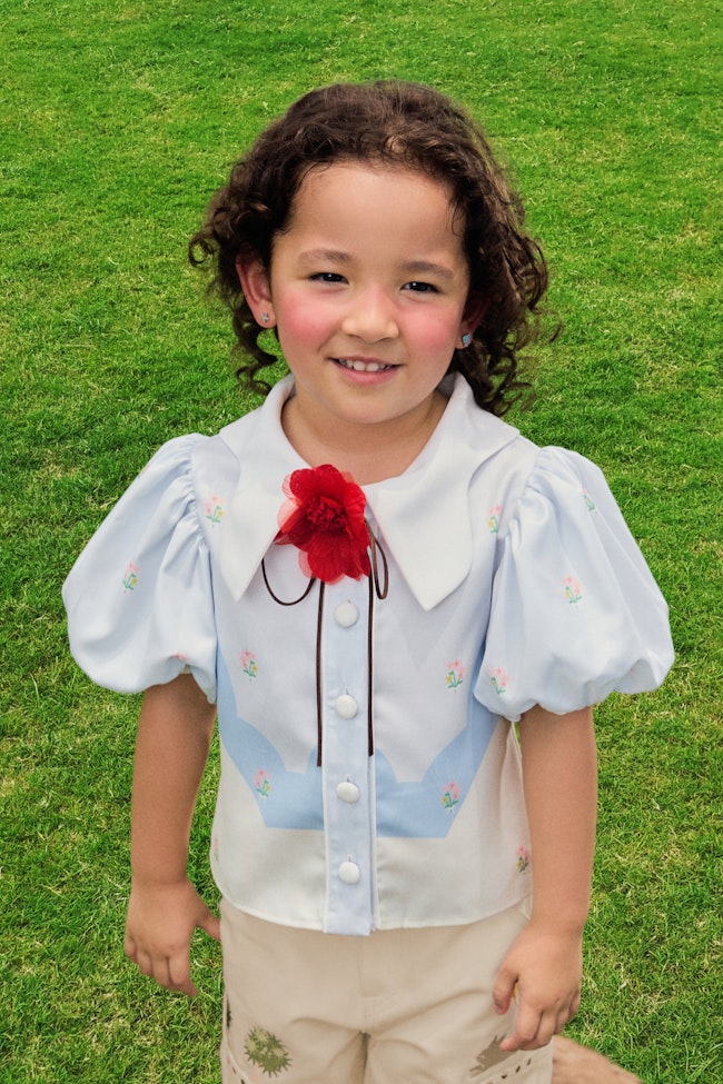 Little Lariats Puff Sleeves Top - LAQT002 - image