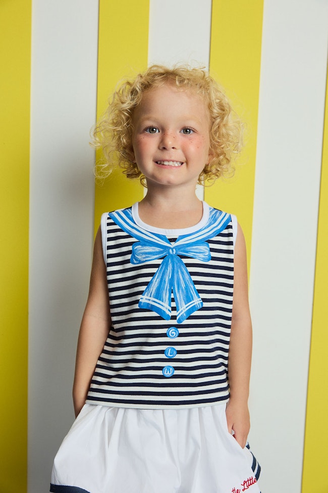 Sailor Snug Sleeveless Top - LW22053 - image