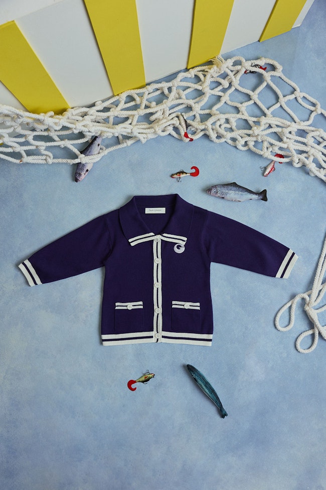 Blue Horizon Knit Cardigan - LW22009 - image