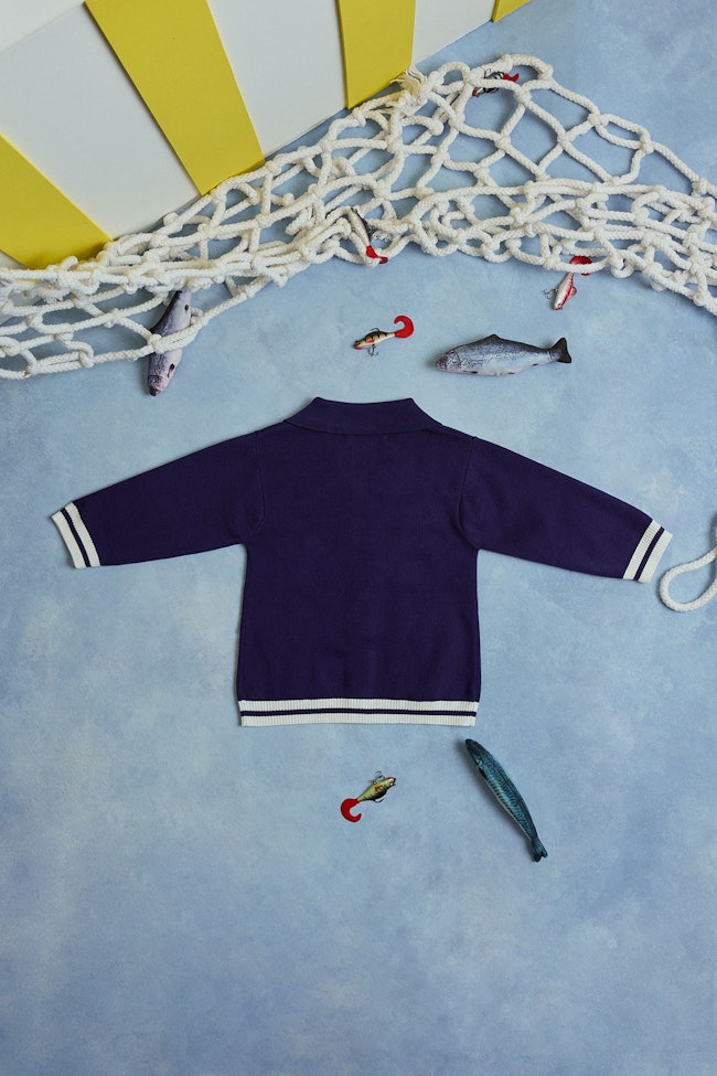 Blue Horizon Knit Cardigan - LW22009 - image