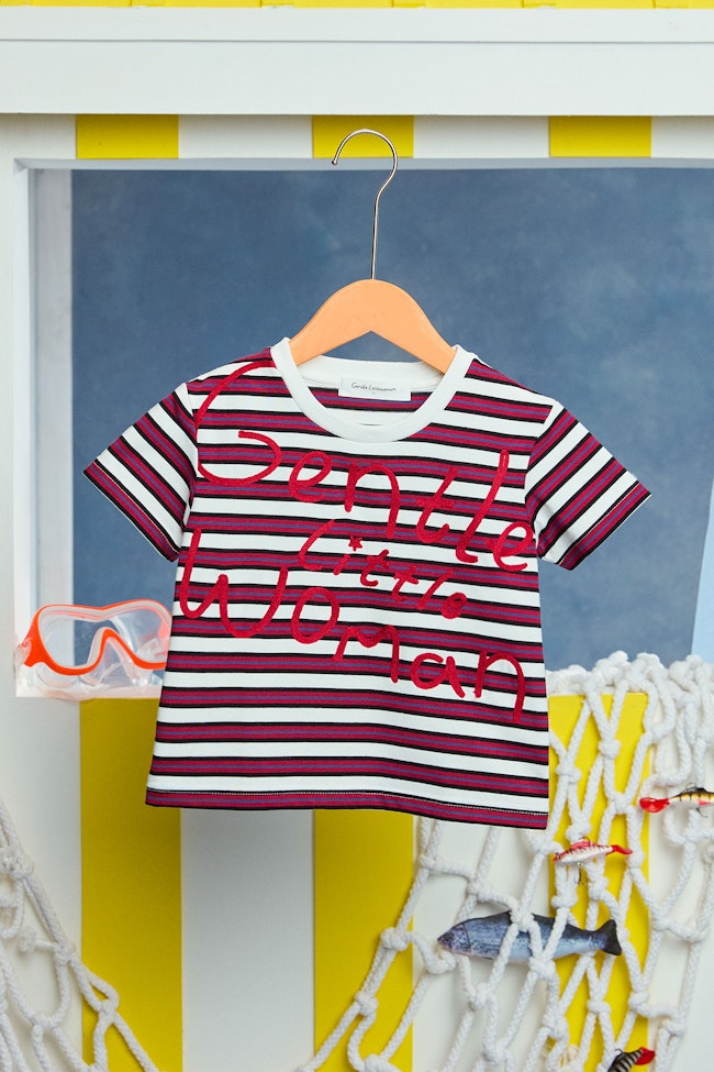 Gentle Littlewoman Embroidered T-Shirt - LW22055 - image