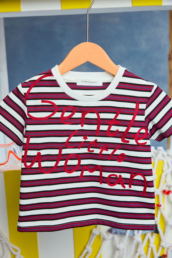 Gentle Littlewoman Embroidered T-Shirt - LW22055 - image