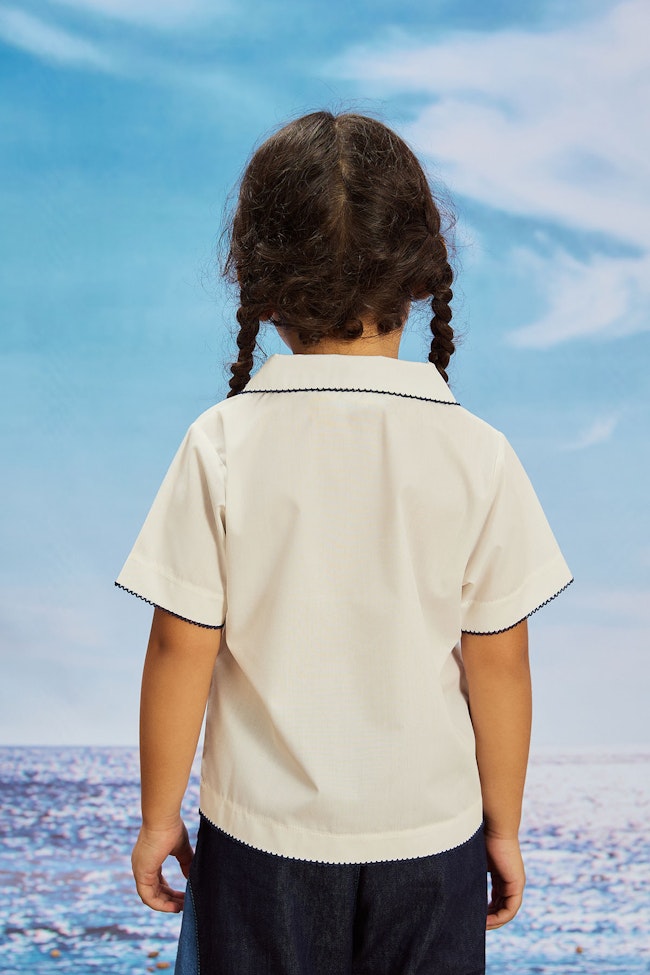 Sea Foam Short sleeves Top - LW22104 - image