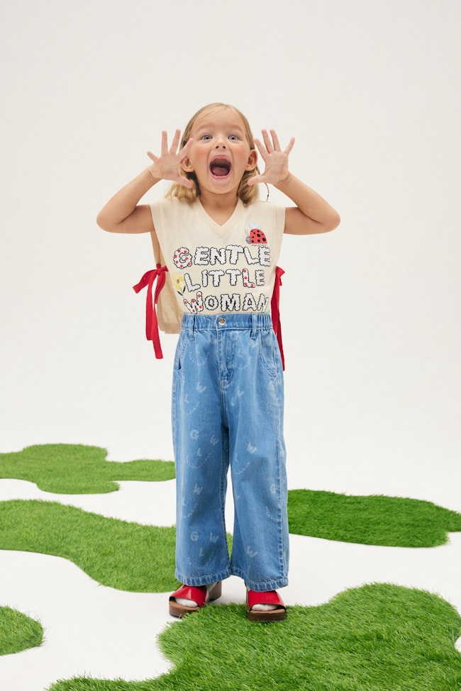 Kiddie Denim Trousers - LW22029 - image
