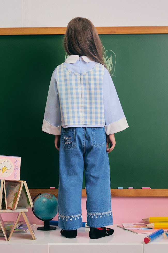 Little Picasso Denim Trousers - LW22014 - image