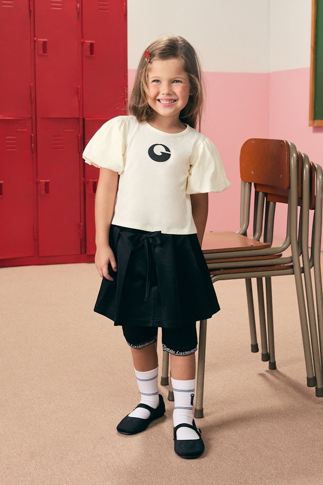 Snack Break Puff Sleeves Top - LW22015 - image