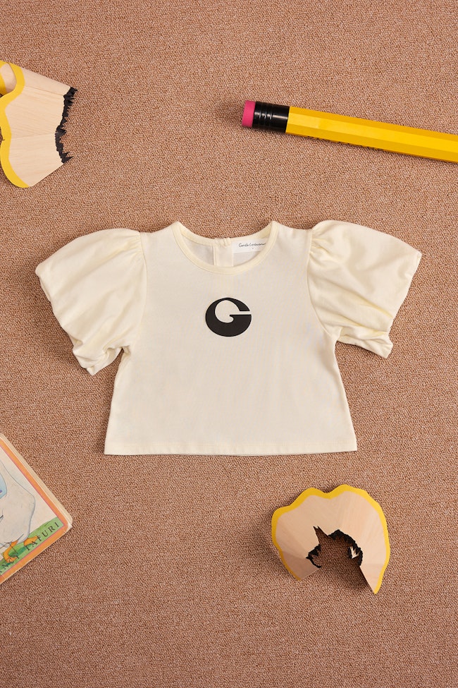 Snack Break Puff Sleeves Top - LW22015 - image