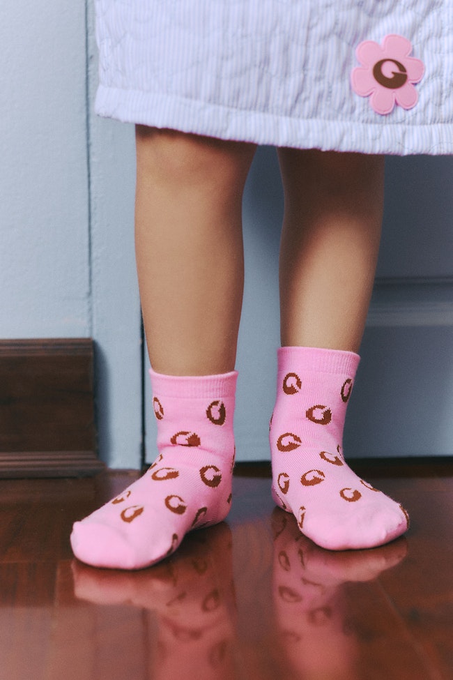Pink CuddleCubs Socks - LW22070.2 - image