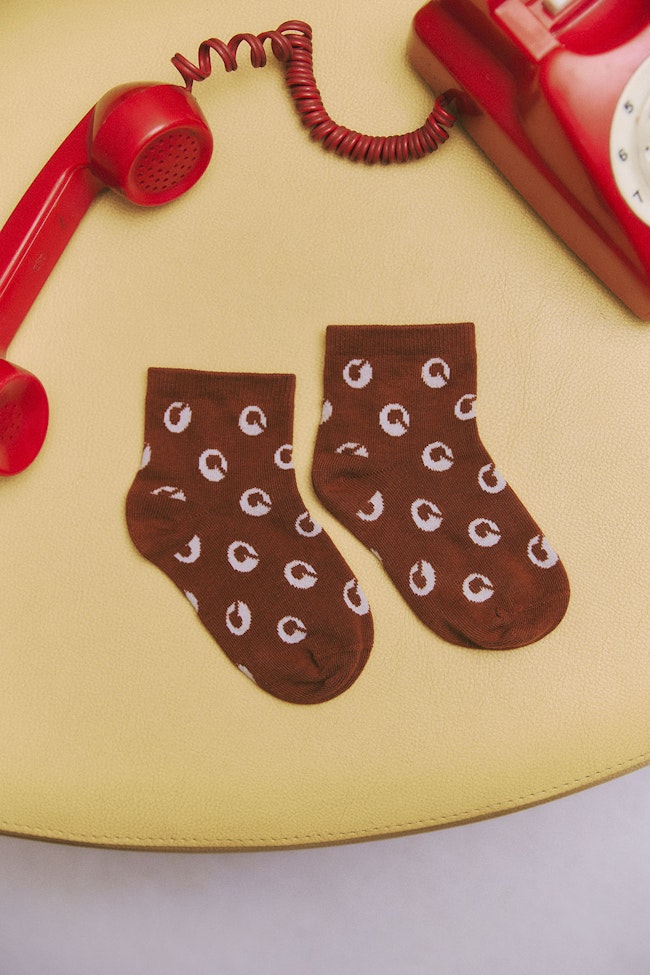Brown CuddleCubs Socks - LW22070.3 - image