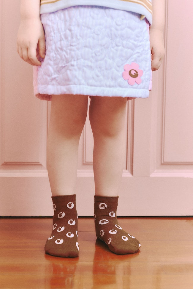 Brown CuddleCubs Socks - LW22070.3 - image
