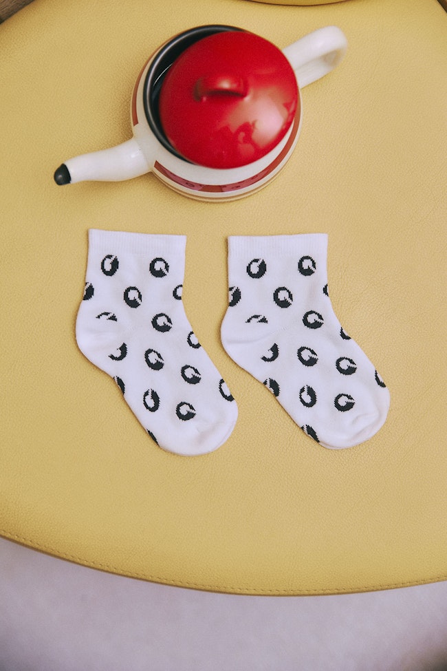 White CuddleCubs Socks - LW22070.1 - image