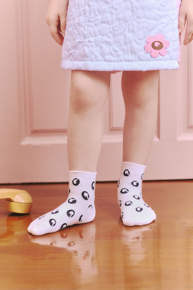 White CuddleCubs Socks - LW22070.1 - image