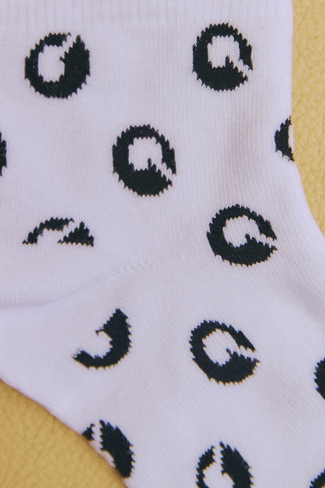 White CuddleCubs Socks - LW22070.1 - image