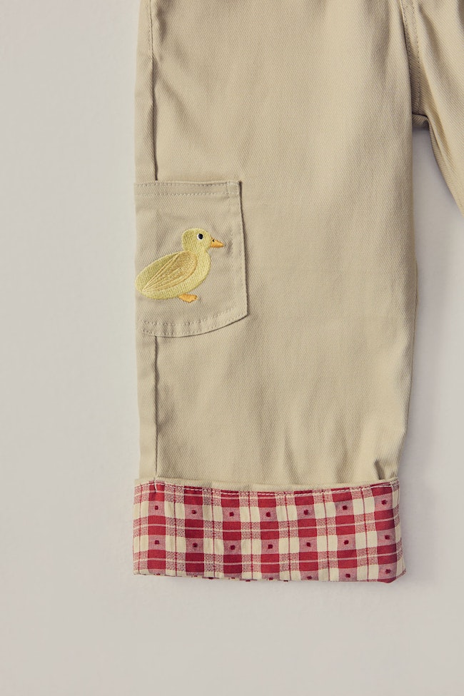 Carrot Cruncher Denim Trousers -  LW22073 - image