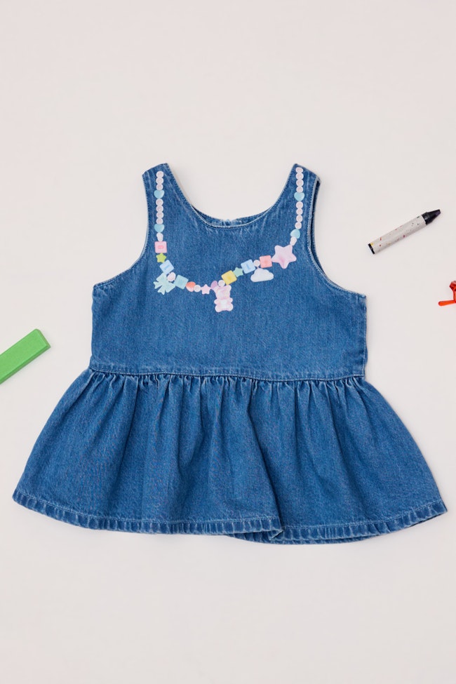GiggleGlimmer Denim Top - LW22091 - image