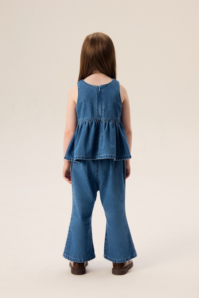 GiggleGlimmer Denim Trousers - LW22092 - image