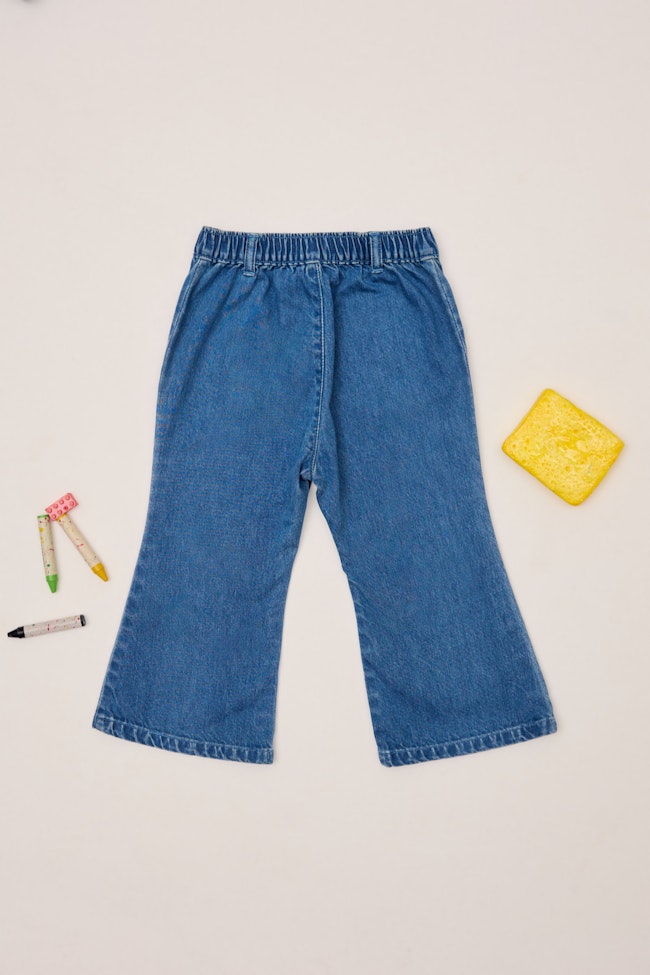 GiggleGlimmer Denim Trousers - LW22092 - image