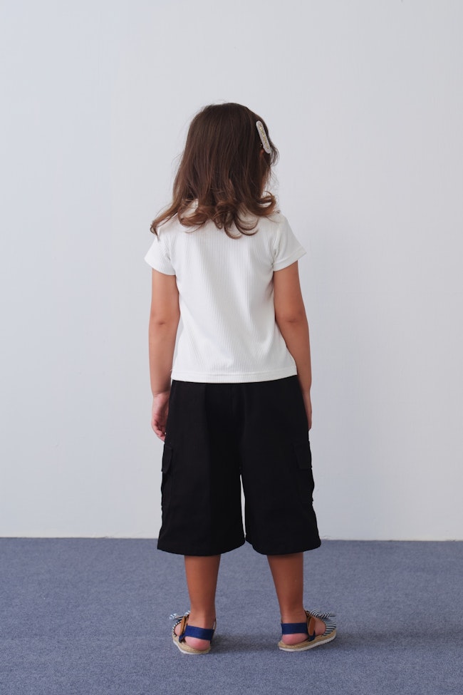Gentle Littlewoman Baby Tee : White - LTT082.2 - image