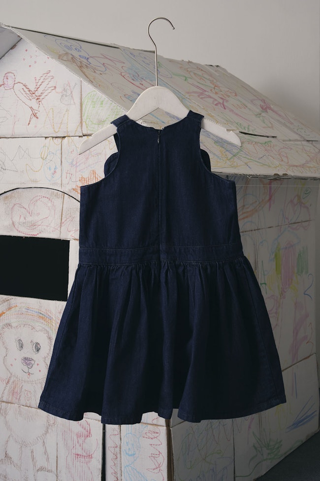 Glowdy Puffy Denim Dress - LW22111 - image