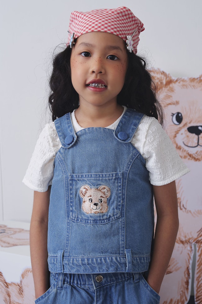 Glowdy Overall Denim Top - LW22108 - image