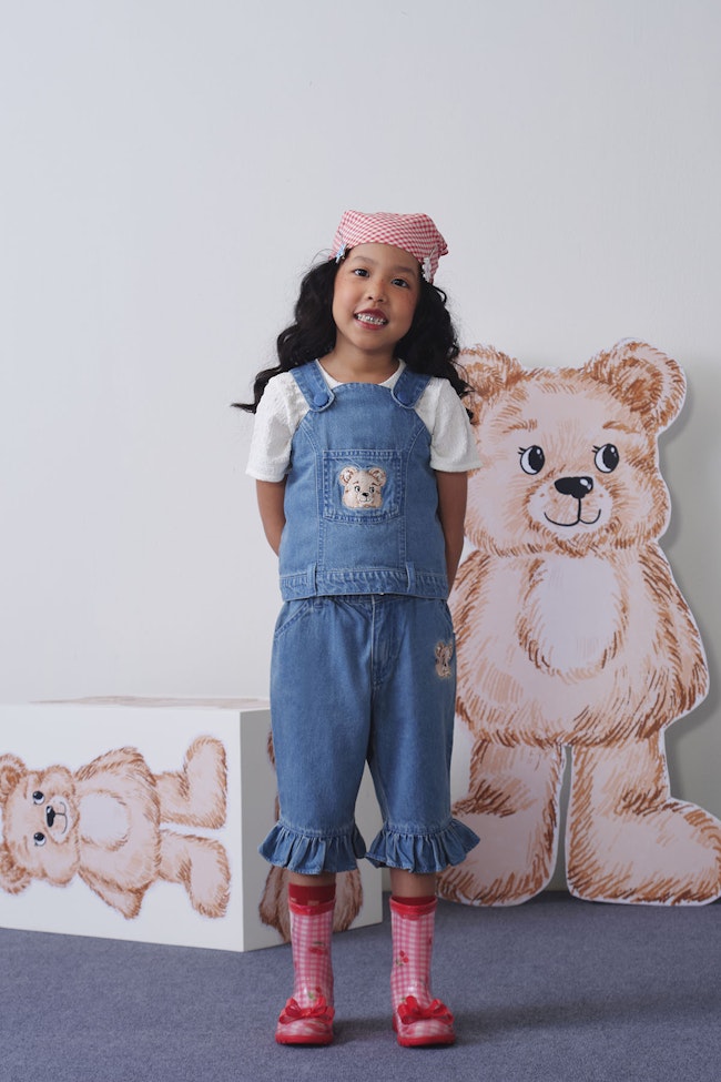 Glowdy Overall Denim Top - LW22108 - image