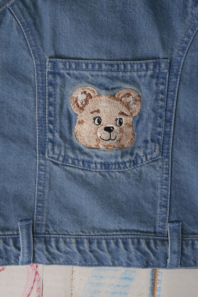 Glowdy Overall Denim Top - LW22108 - image
