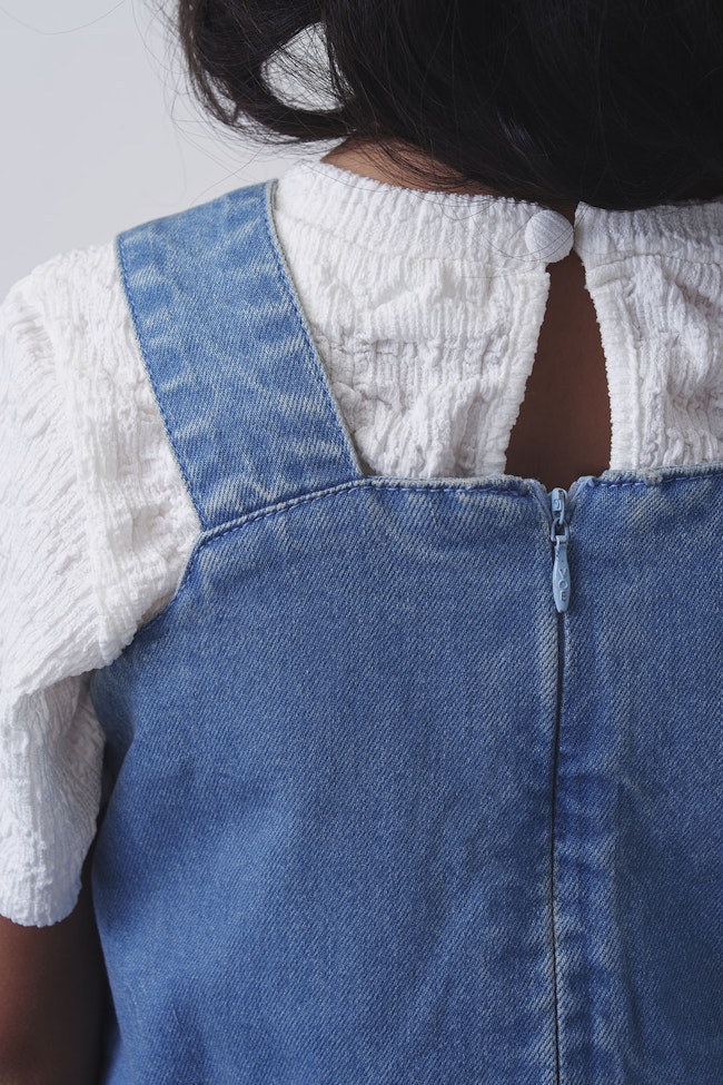 Glowdy Overall Denim Top - LW22108 - image