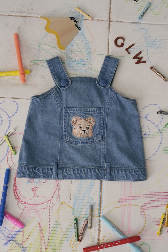 Glowdy Overall Denim Top - LW22108 - image